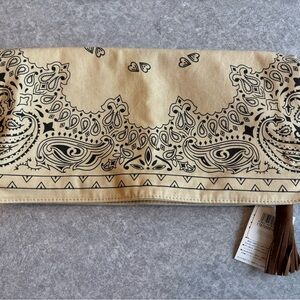 Unique Bandana Print Clutch